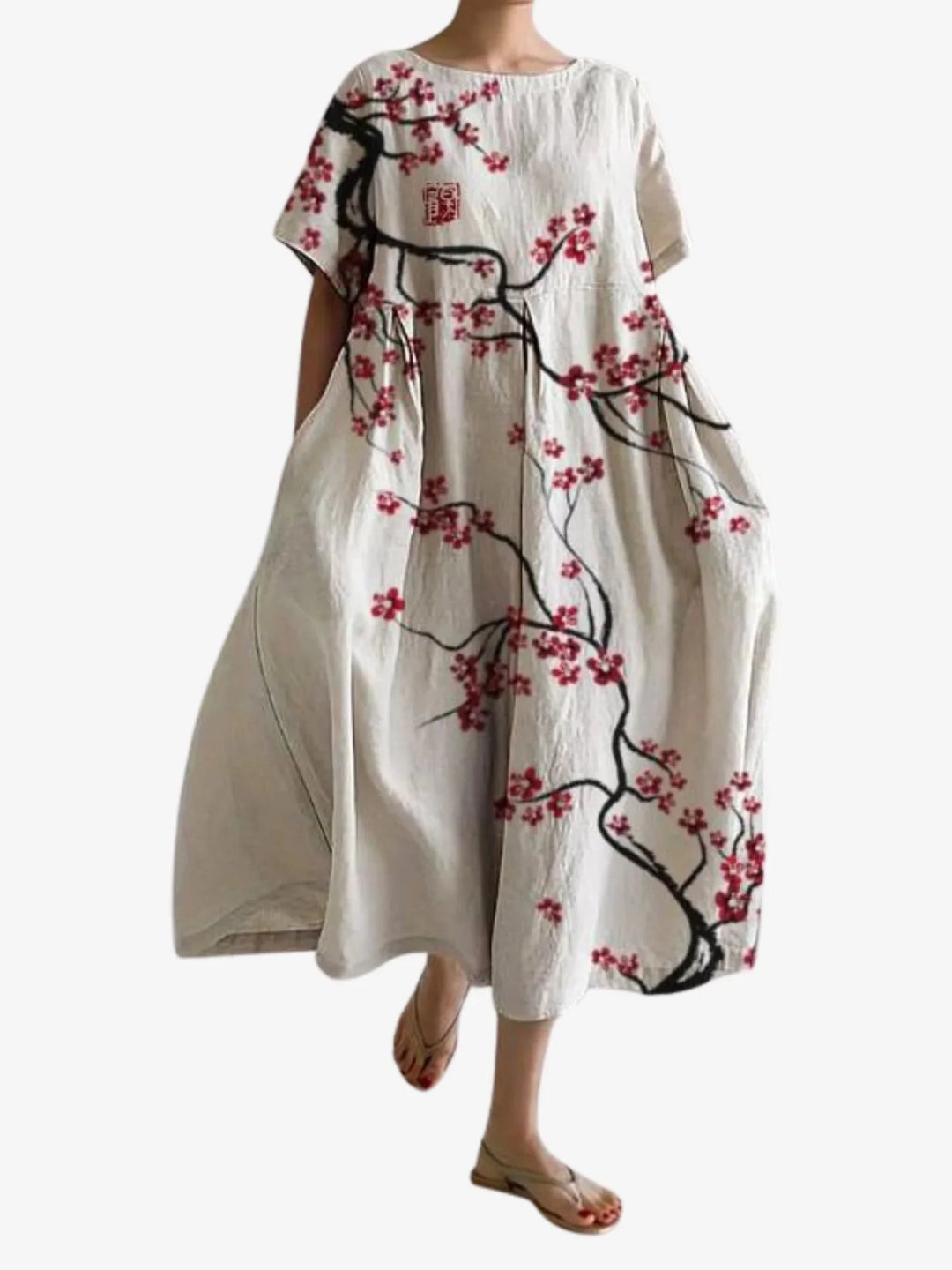 "Bridgette floral maxi dress in soft, breathable fabric with a relaxed, comfortable design perfect for casual outings and…